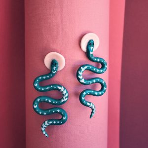 Enchanted Snake Earrings