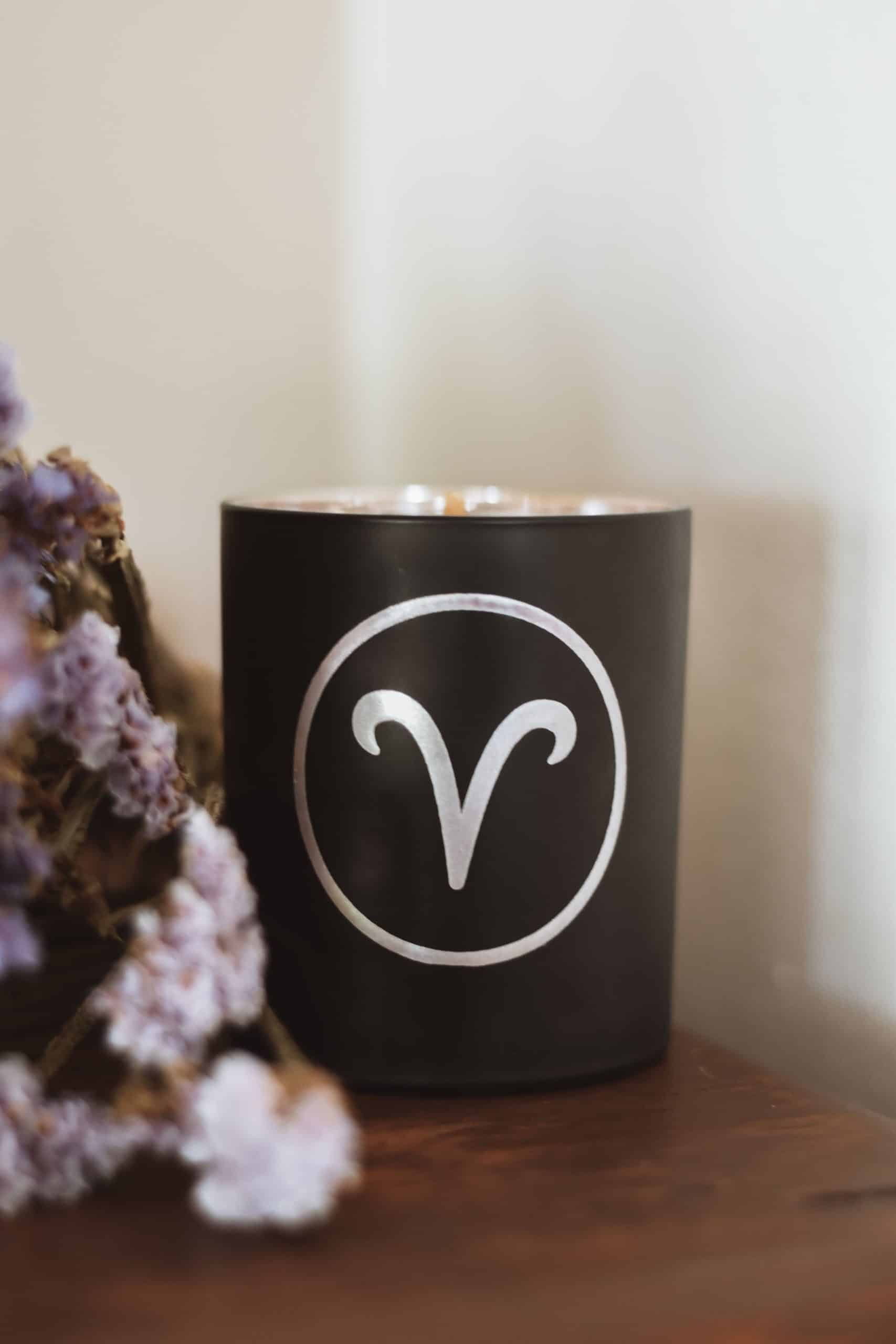 Aries Zodiac Candles Nieta Designs